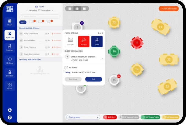 Manage your waitlist Manage your waitlist