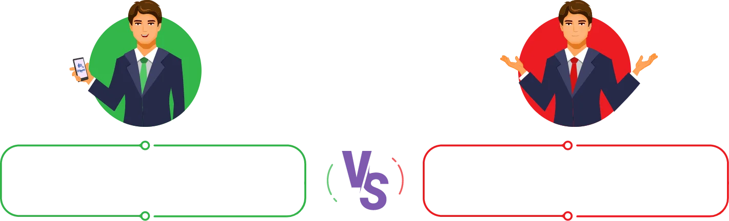 comparison a and b