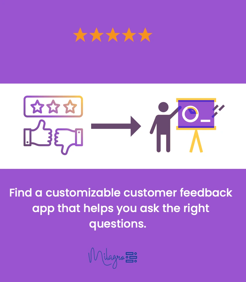 find a customizable customer feedback app