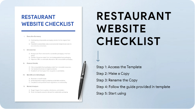 restro-website-checklist
