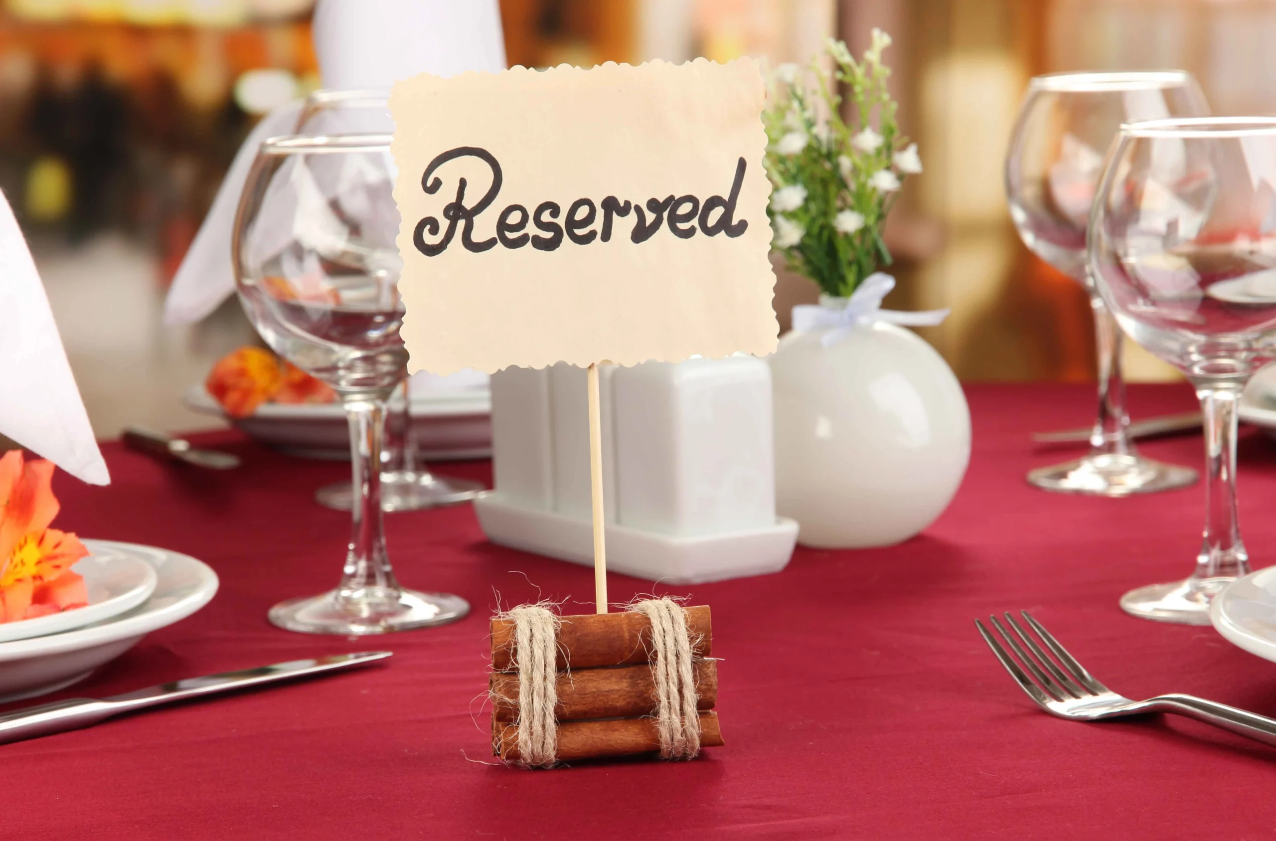 restaurant reservations